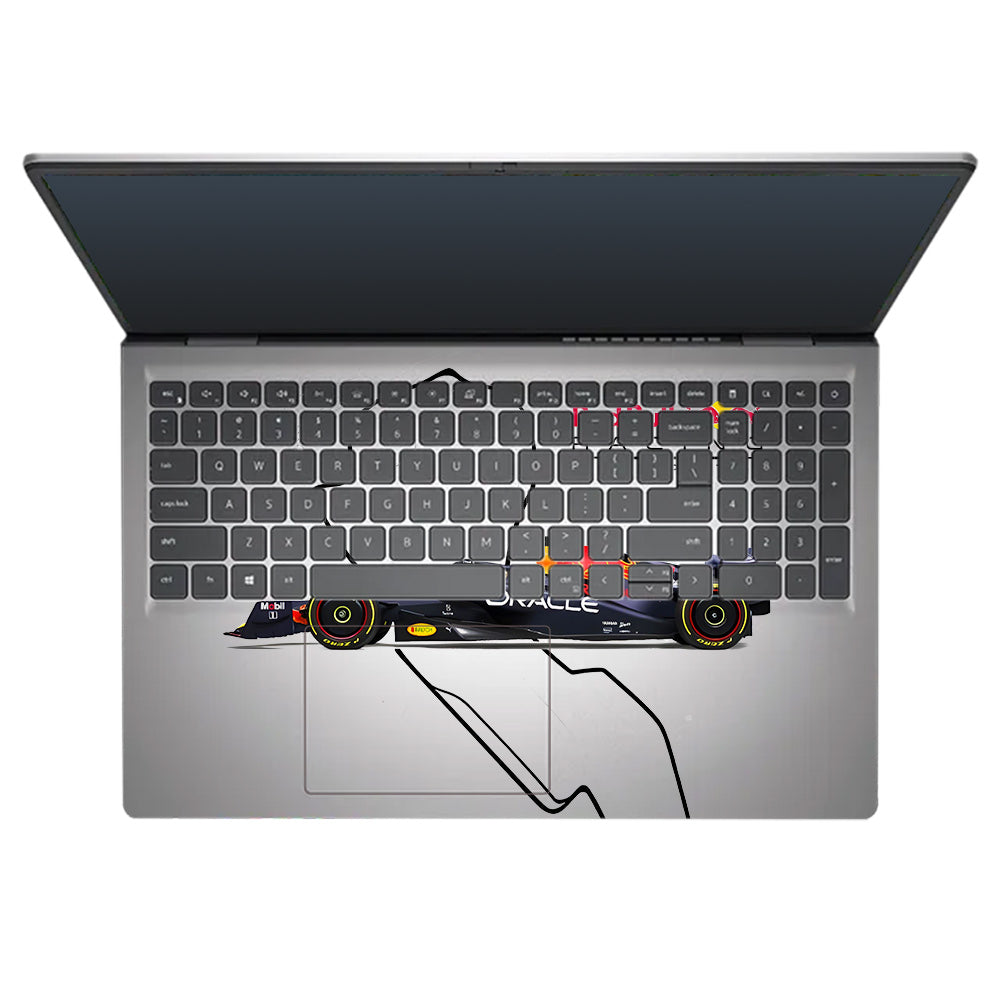 Transparent Track King Dell Inspiron 3520 Laptop Skin