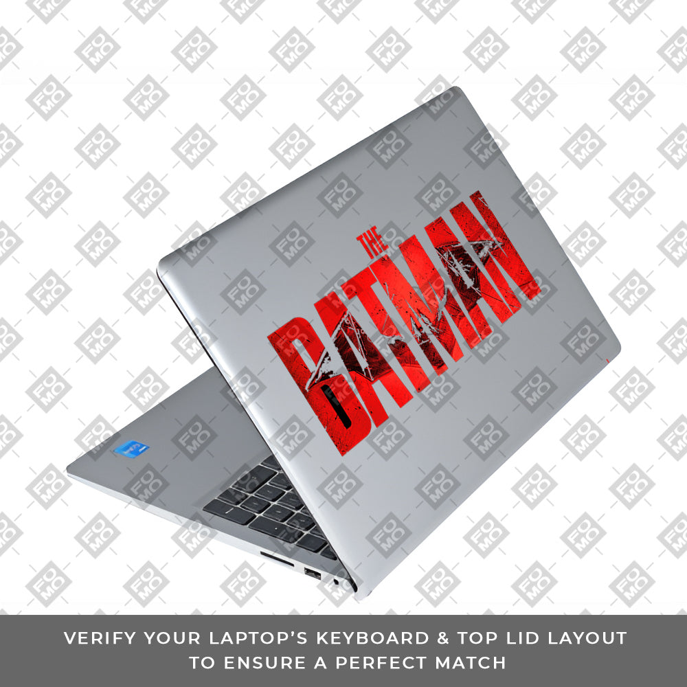 Transparent The Batman Dell Inspiron 3520 Laptop Skin