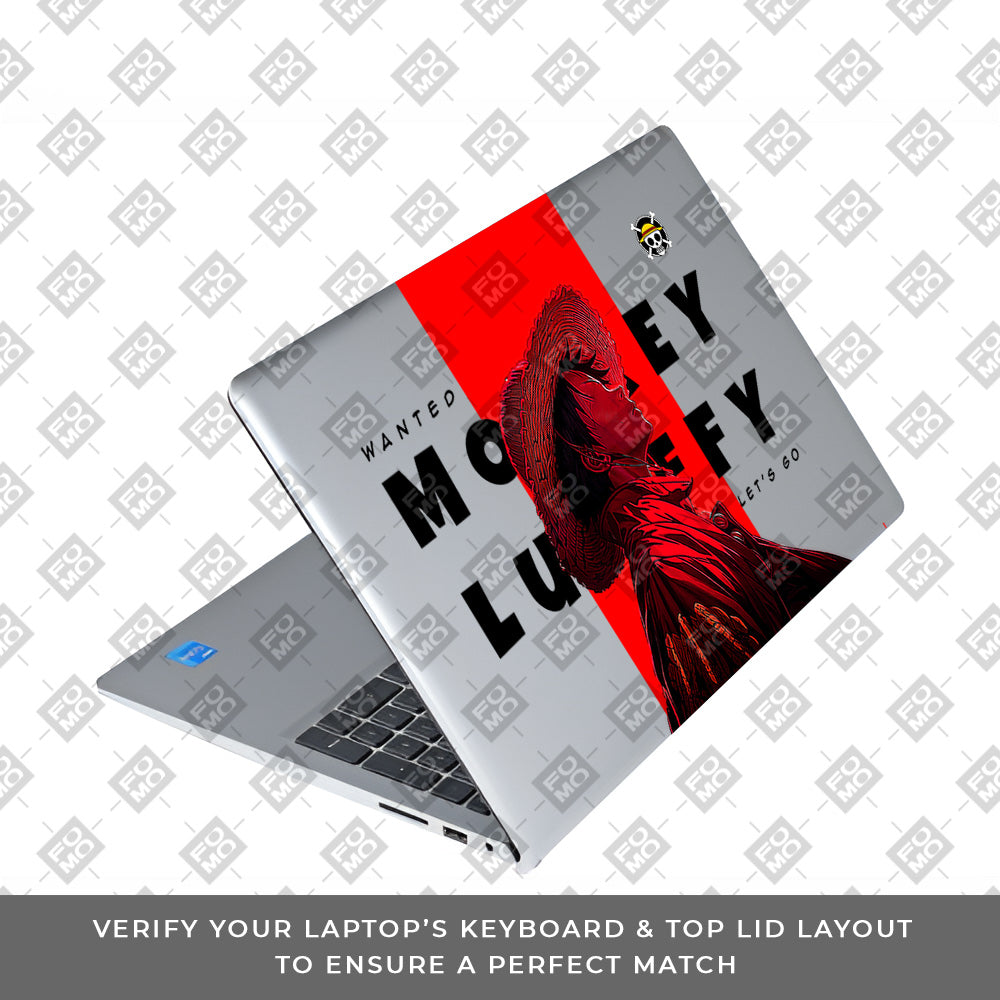 Transparent Pirate King Dell Inspiron 3520 Laptop Skin