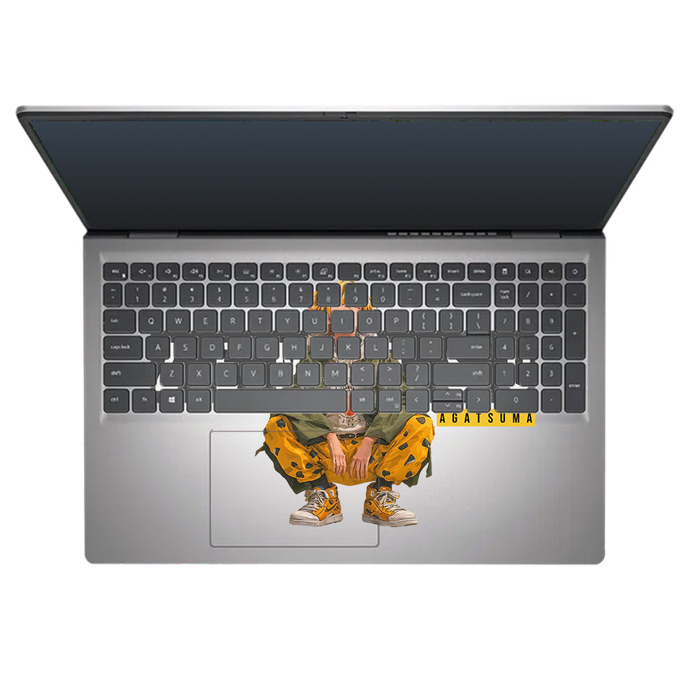 Transparent Zenitsu Agatsuma Dell Inspiron 3520 Laptop Skin