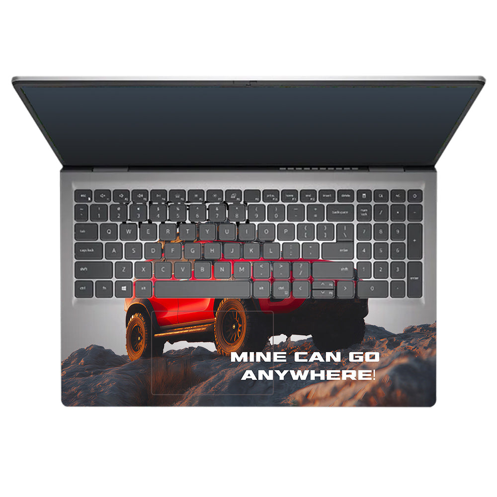 Transparent Off-Road Beast Dell Inspiron 3520 Laptop Skin