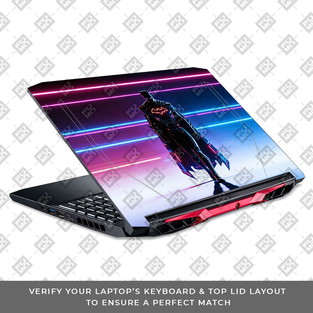 Superhero Neon Streaks Acer Nitro 5 AN515 44, 56 3D Laptop Skin