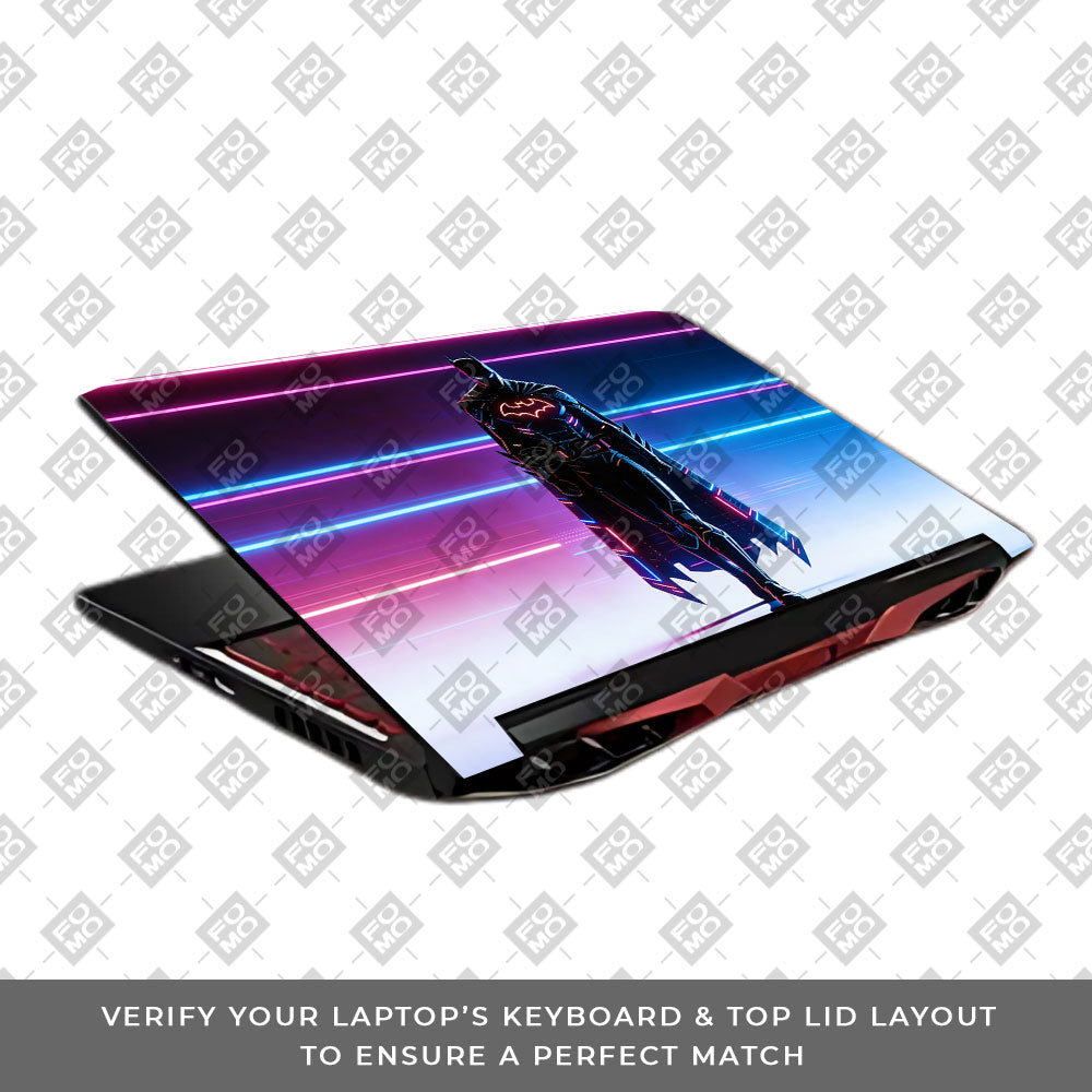 Superhero Neon Streaks Acer Nitro 5 AN515 45, 55, 57 3D Laptop Skin