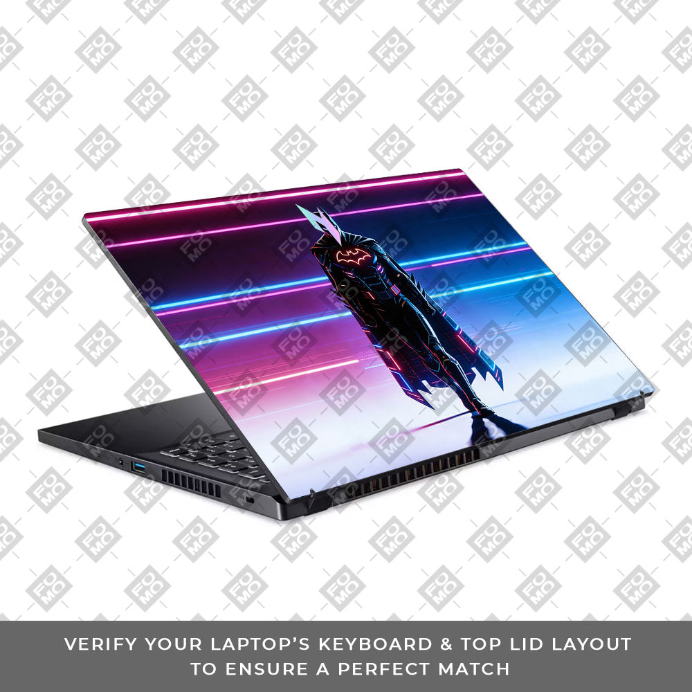 Superhero Neon Streaks Acer Nitro V ANV15 51 55CA 3D Laptop Skin