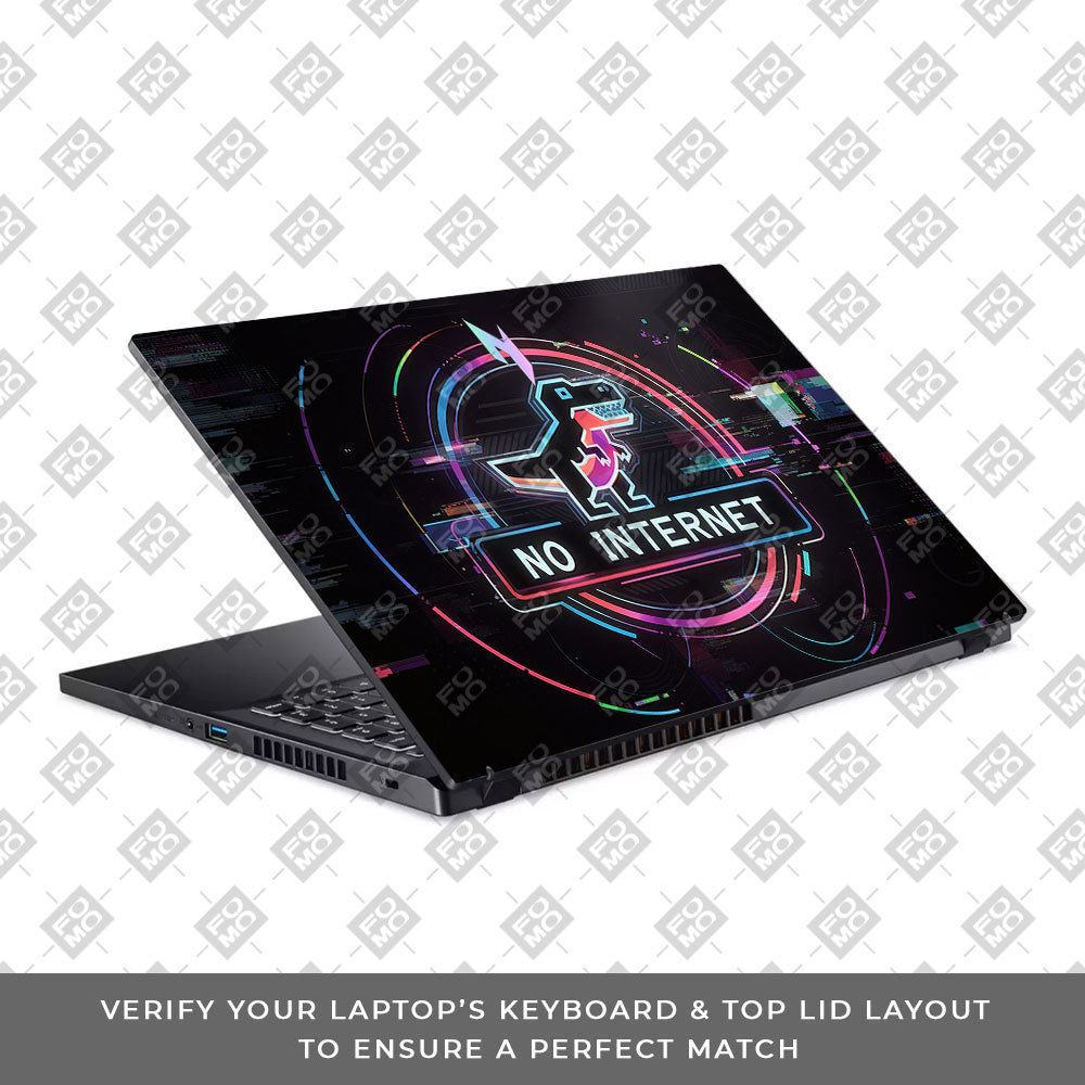 Dinosaur Connection Acer Nitro V ANV15 51 55CA 3D Laptop Skin
