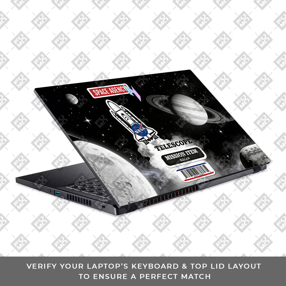 Space Mission NASA Acer Nitro V ANV15 51 55CA 3D Laptop Skin