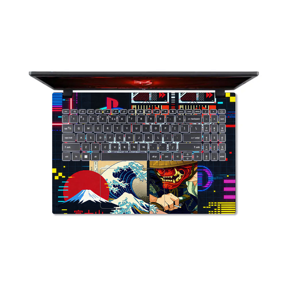 PlayStation Retro Acer Nitro V ANV15 51 55CA 3D Laptop Skin