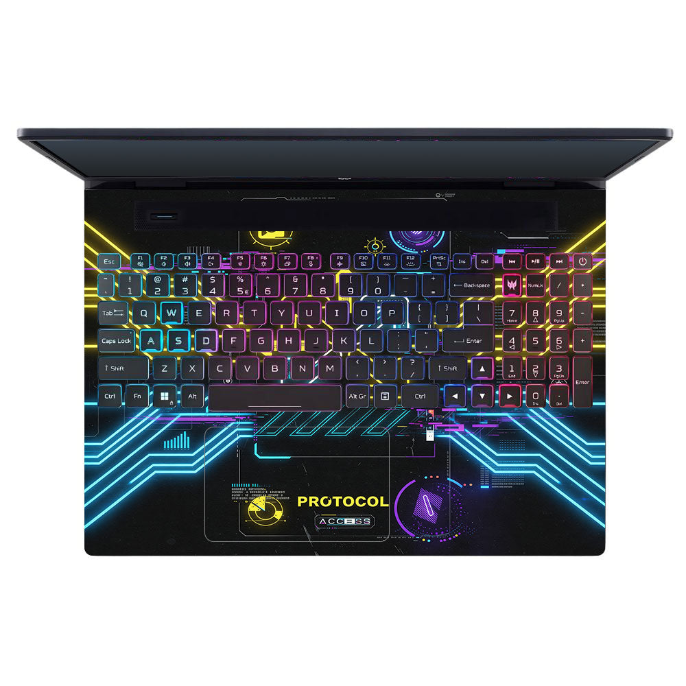 System Protocol Acer Predator Helios Neo 16 N22Q22B 3D Laptop Skin