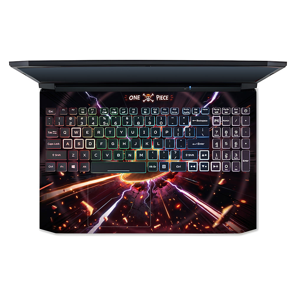 One Piece Fire Hat Acer Nitro 5 AN515 44, 56 3D Laptop Skin