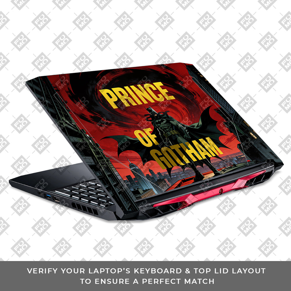 Prince of Gotham Acer Nitro 5 AN515 44, 56 3D Laptop Skin