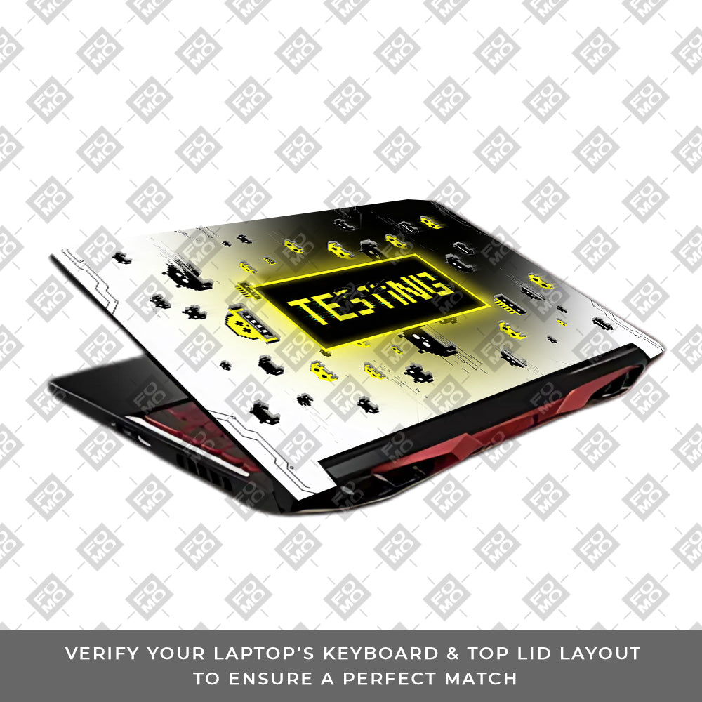 Testing Under Attack Acer Nitro 5 AN515 45, 55, 57 3D Laptop Skin