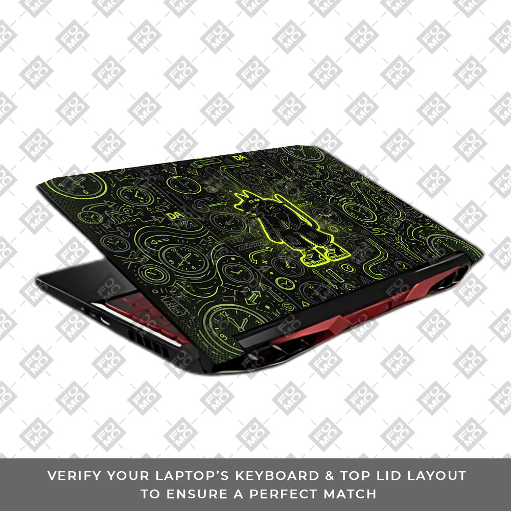 Watch Dog Alert Acer Nitro 5 AN515 45, 55, 57 3D Laptop Skin