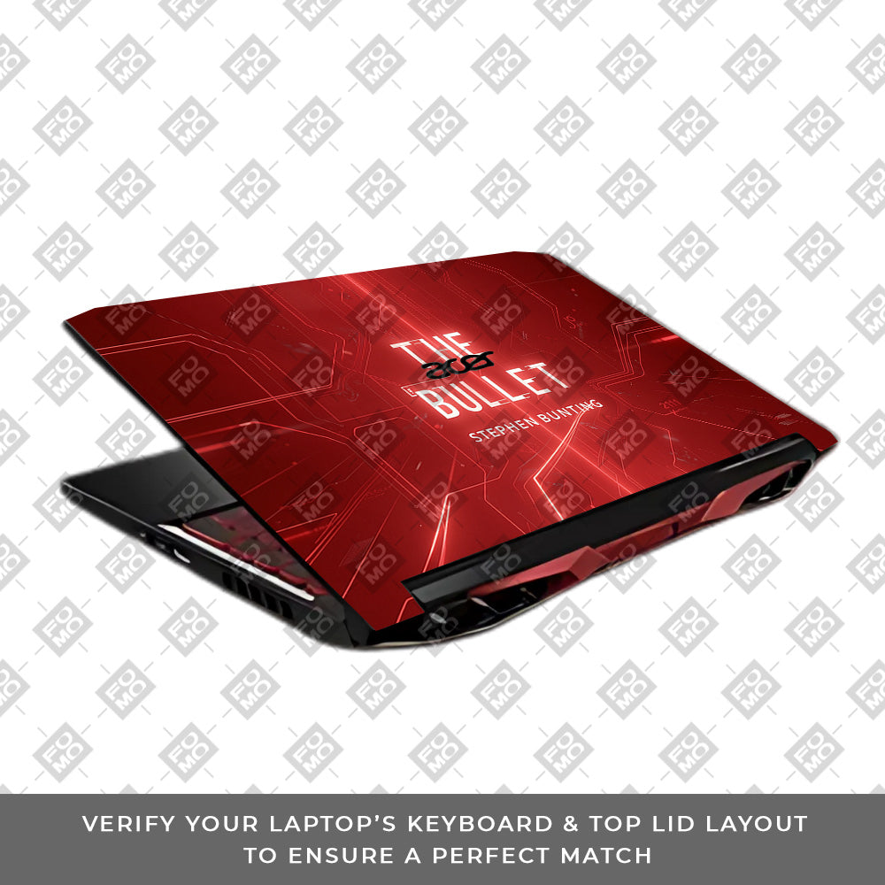 The Bullet Acer Nitro 5 AN515 45, 55, 57 3D Laptop Skin
