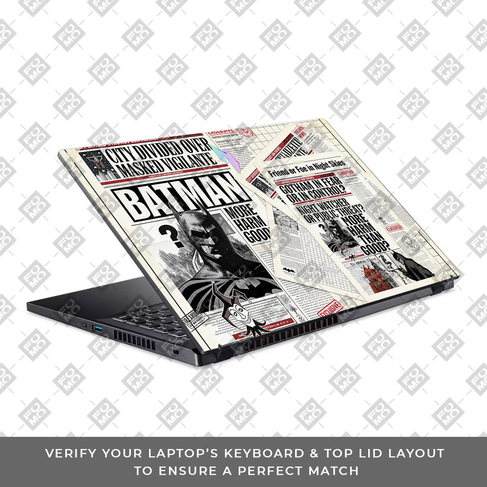 Batman Gotham’s Legacy Acer Nitro V ANV15 51 55CA 3D Laptop Skin