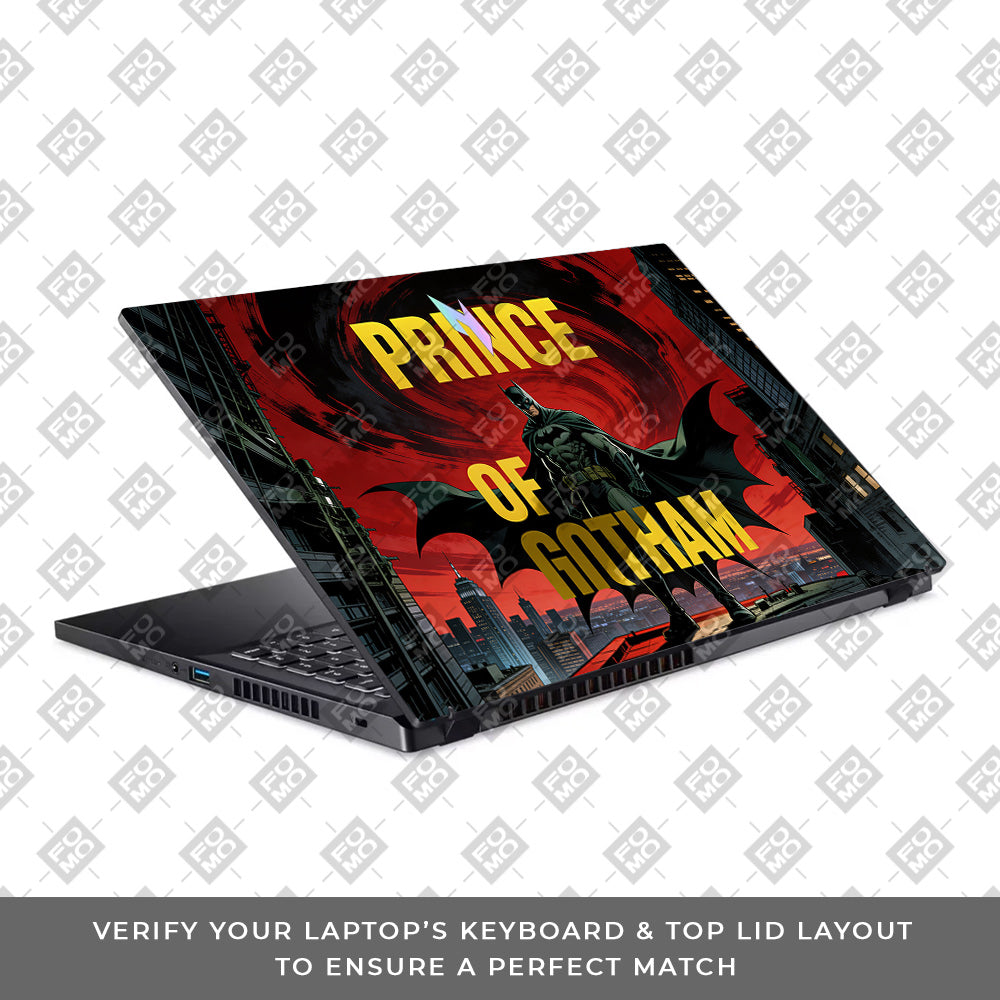 Prince of Gotham Acer Nitro V ANV15 51 55CA 3D Laptop Skin