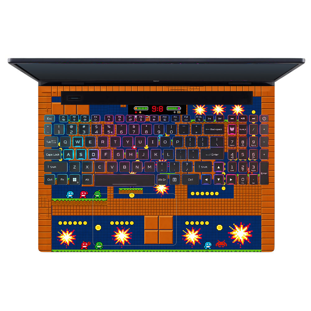 Pixelated Retro Arcade Acer Predator Helios Neo 16 N22Q22B 3D Laptop Skin