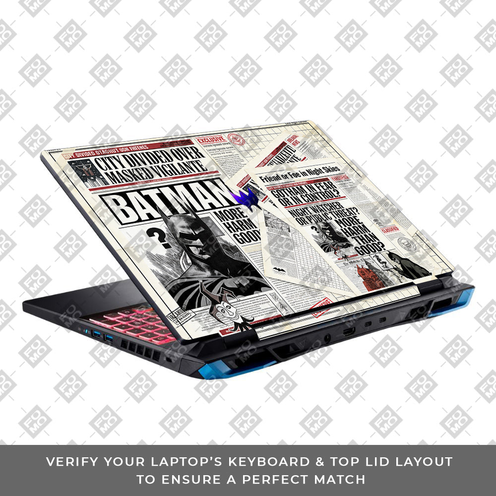 Batman Gotham’s Legacy Acer Predator Helios Neo 16 N22Q22B 3D Laptop Skin