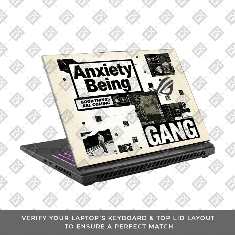 Anxiety Art Asus ROG Strix G16 G614J 3D Laptop Skin
