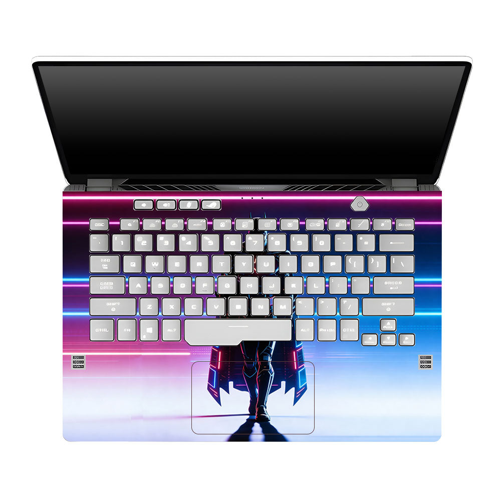 Superhero Neon Streaks Asus ROG Zephyrus G14 GA401 3D Laptop Skin