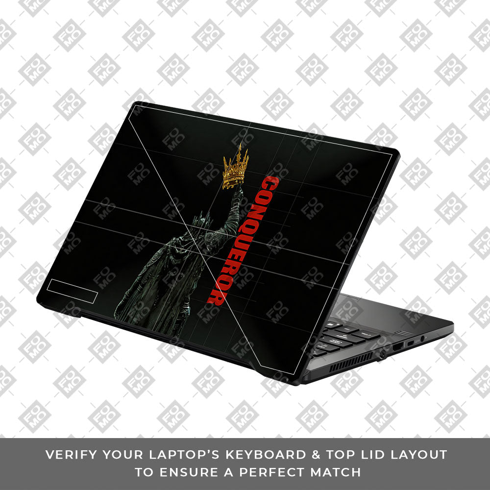 Crowned Conqueror Asus ROG Zephyrus G14 GA401 3D Laptop Skin