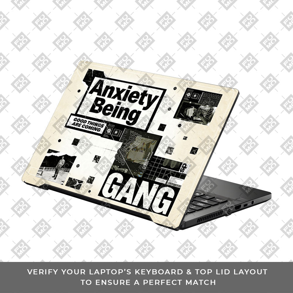 Anxiety Art Asus ROG Zephyrus G14 GA401 3D Laptop Skin