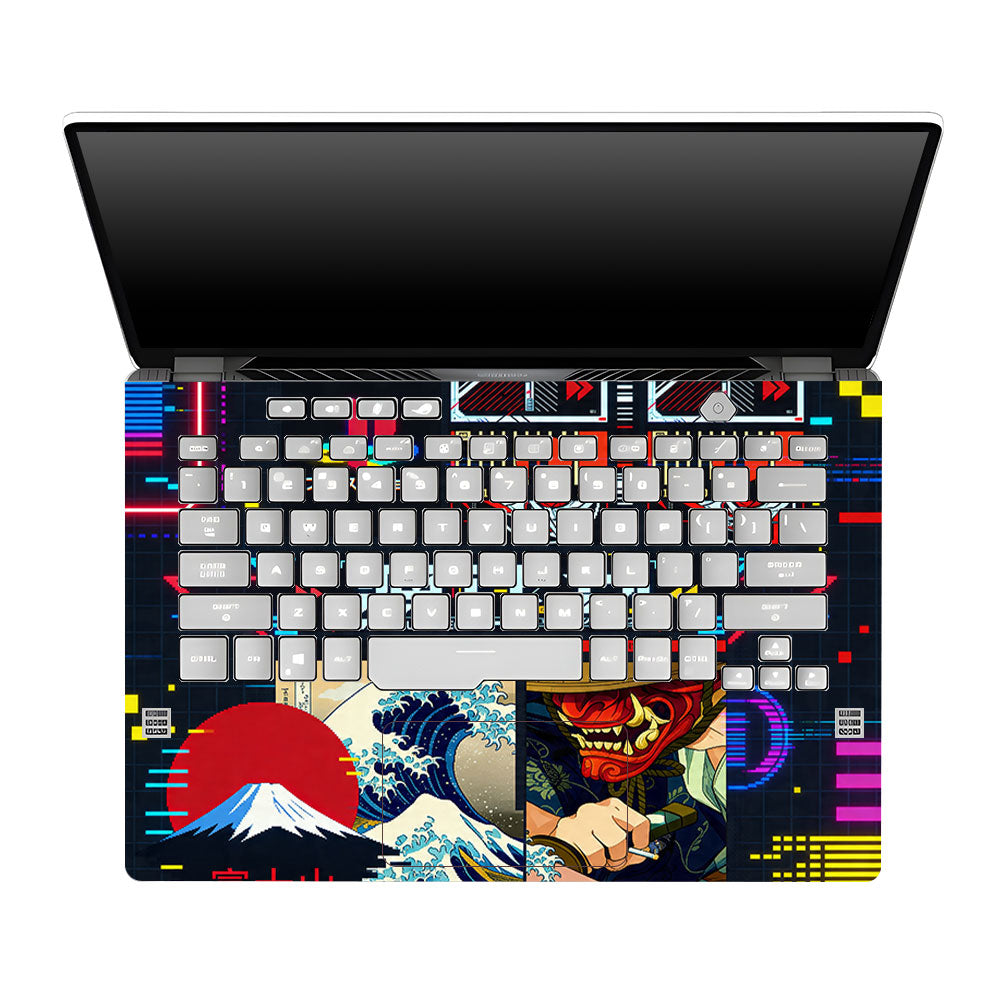 PlayStation Retro Asus ROG Zephyrus G14 GA401 3D Laptop Skin