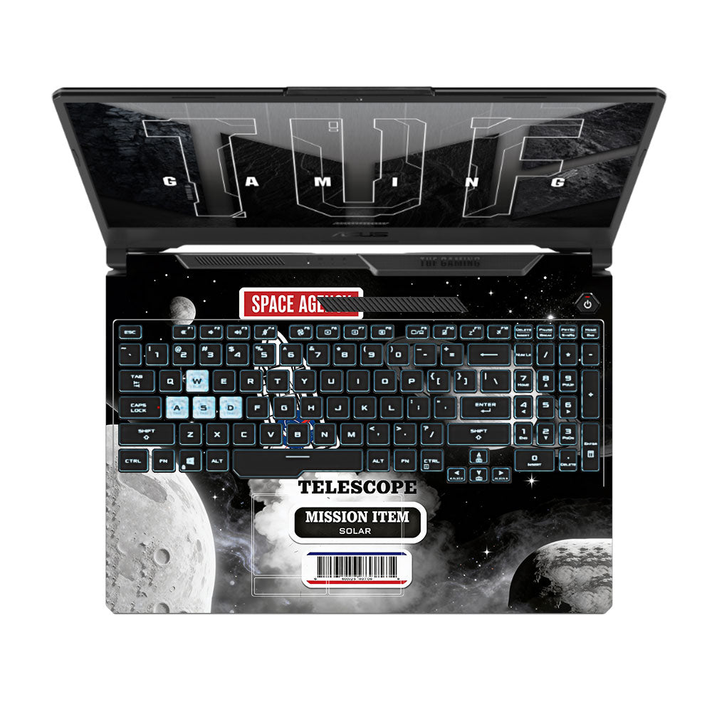 Space Mission NASA Asus TUF F15 FX506 & A15 FA506 3D Laptop Skin