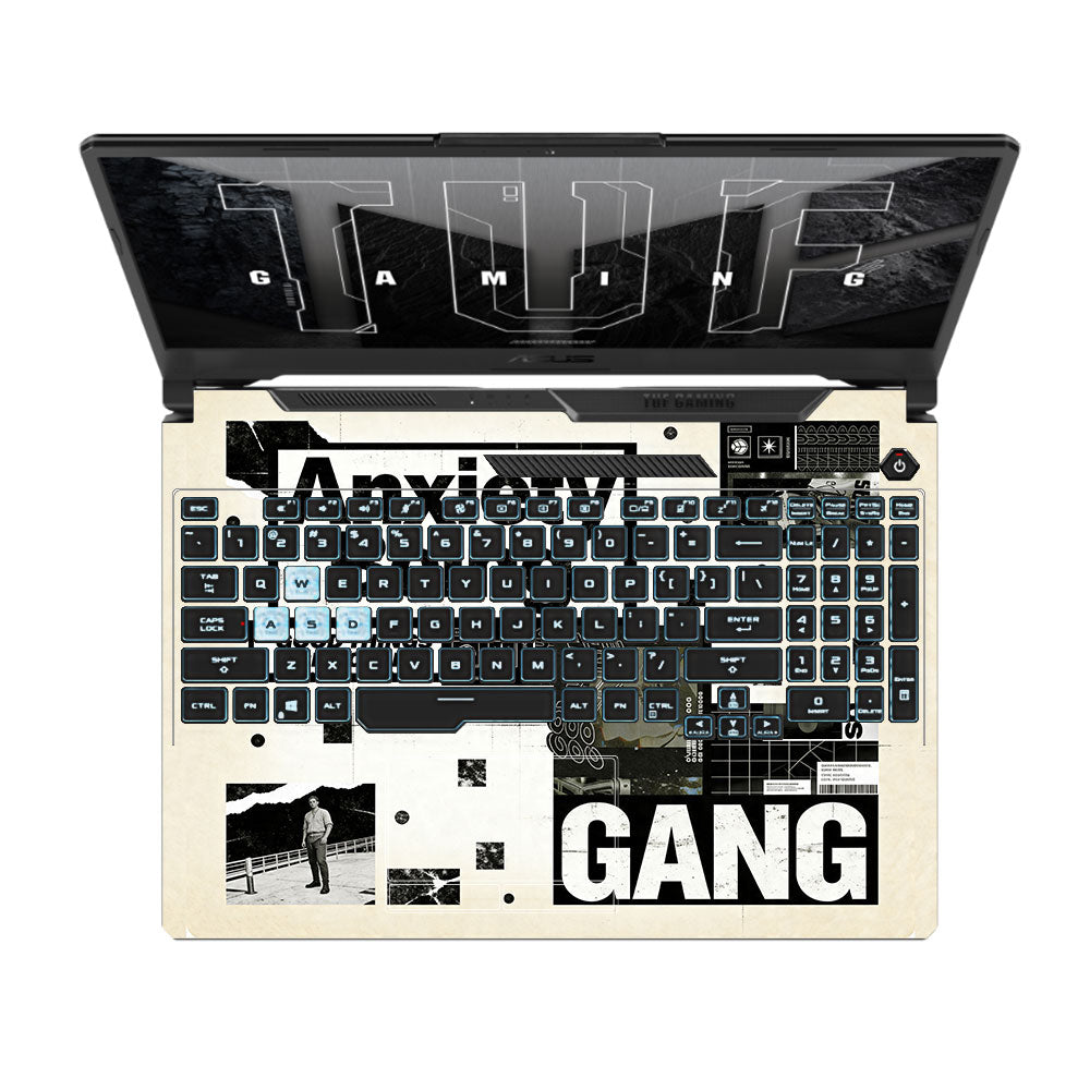 Anxiety Art Asus TUF F15 FX506 and A15 FA506 3D Laptop Skin
