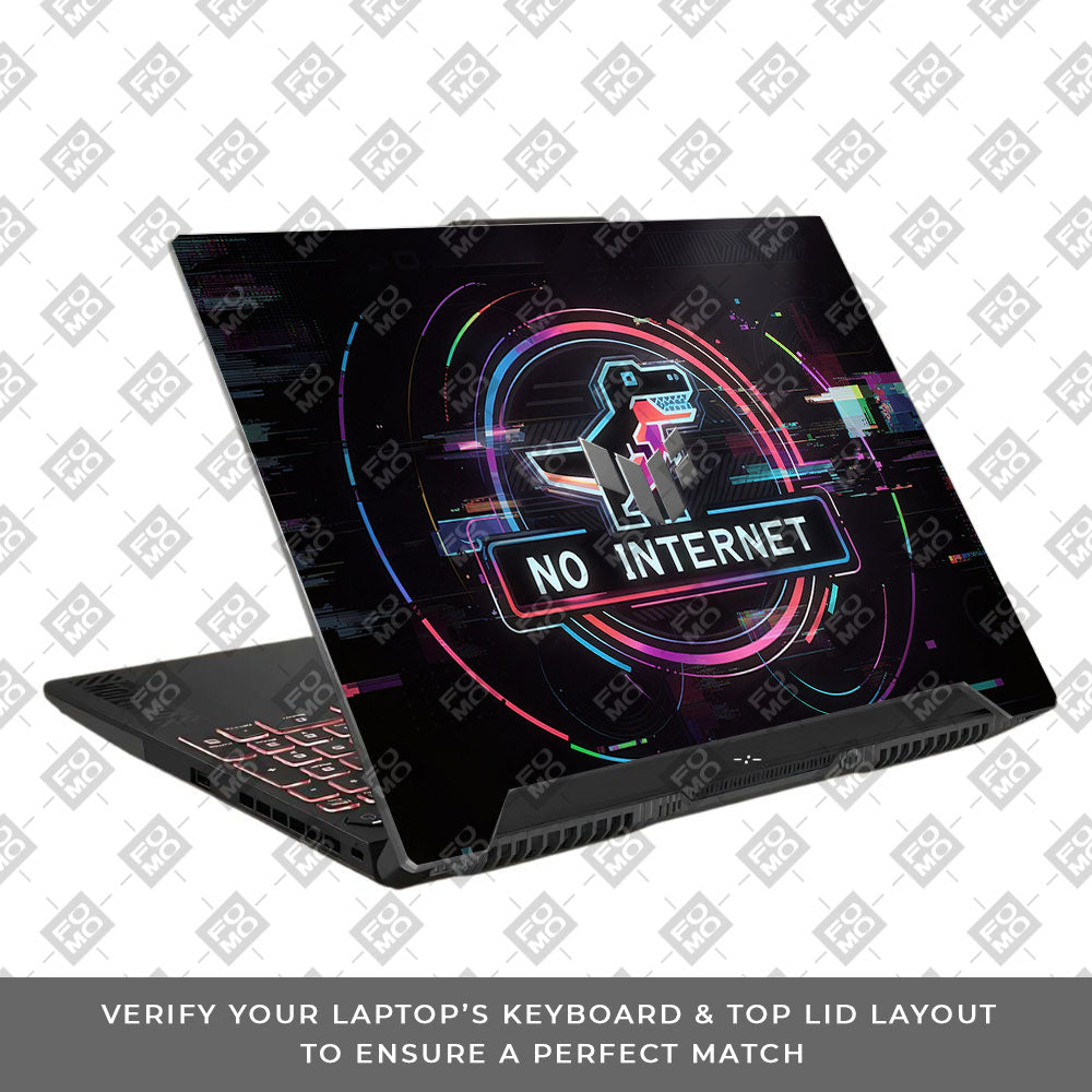 Dinosaur Connection Asus TUF F15 FX507 & A15 FA507 3D Laptop Skin