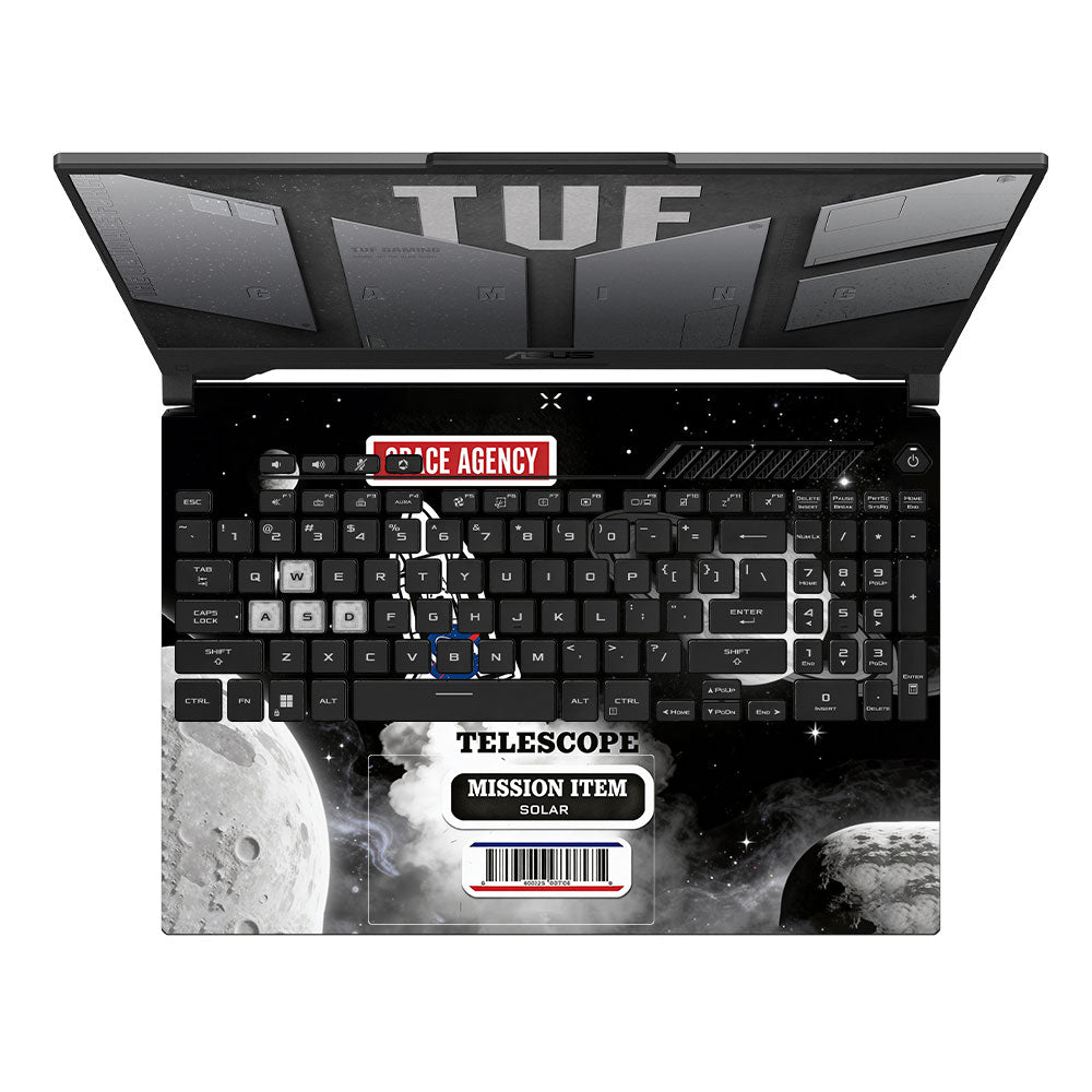 Space Mission NASA Asus TUF F15 FX507 & A15 FA507 3D Laptop Skin