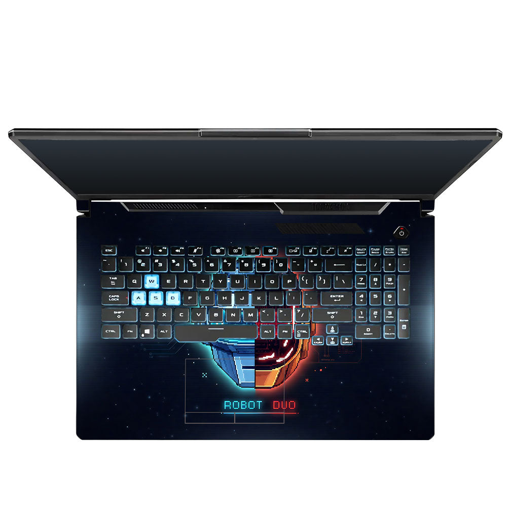 Robot Duo Asus TUF Gaming F17 FX706 3D Laptop Skin