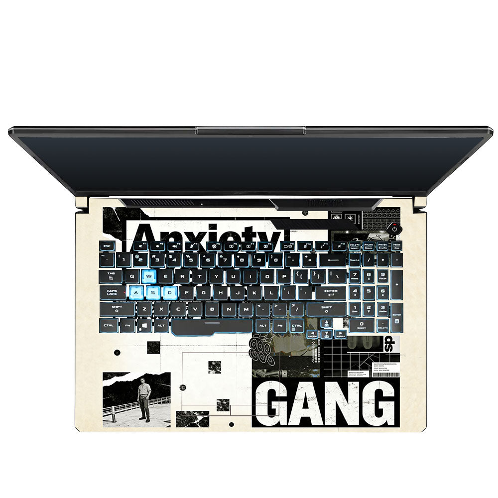 Anxiety Art Asus TUF Gaming F17 FX706 3D Laptop Skin