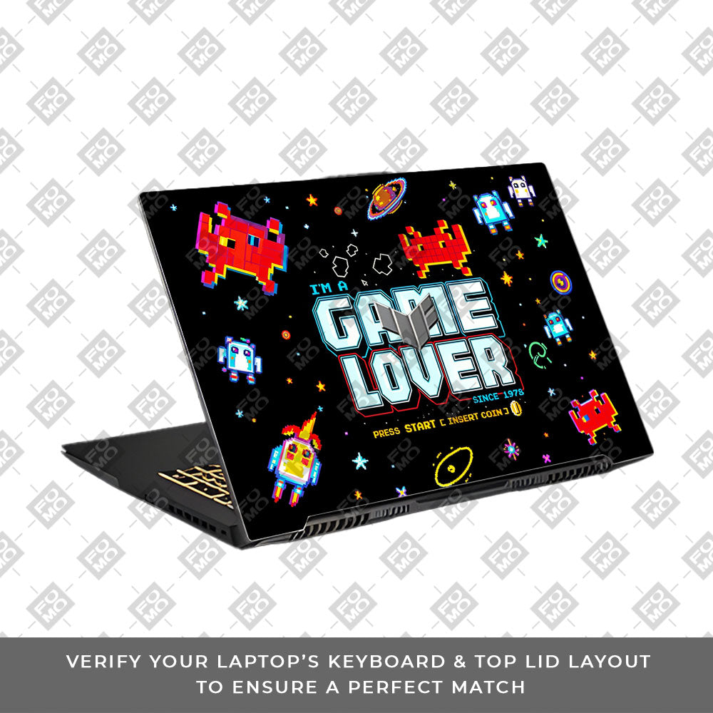 Gamer Lover Asus TUF Gaming F17 FX707Z 3D Laptop Skin