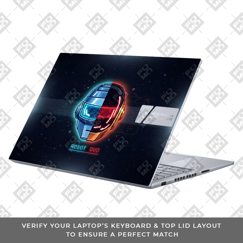 Robot Duo Asus Vivobook 16 X1605V 3D Laptop Skin