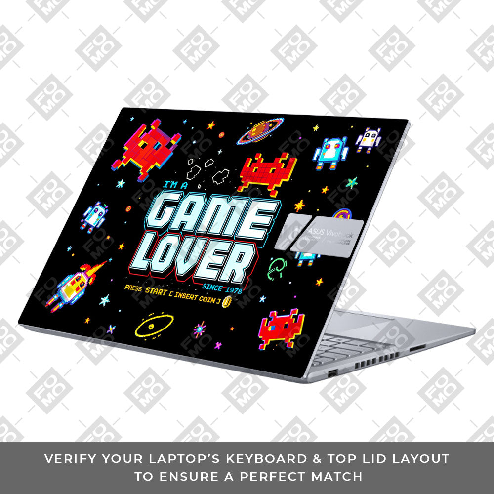 Gamer Lover Asus Vivobook 16 X1605V 3D Laptop Skin