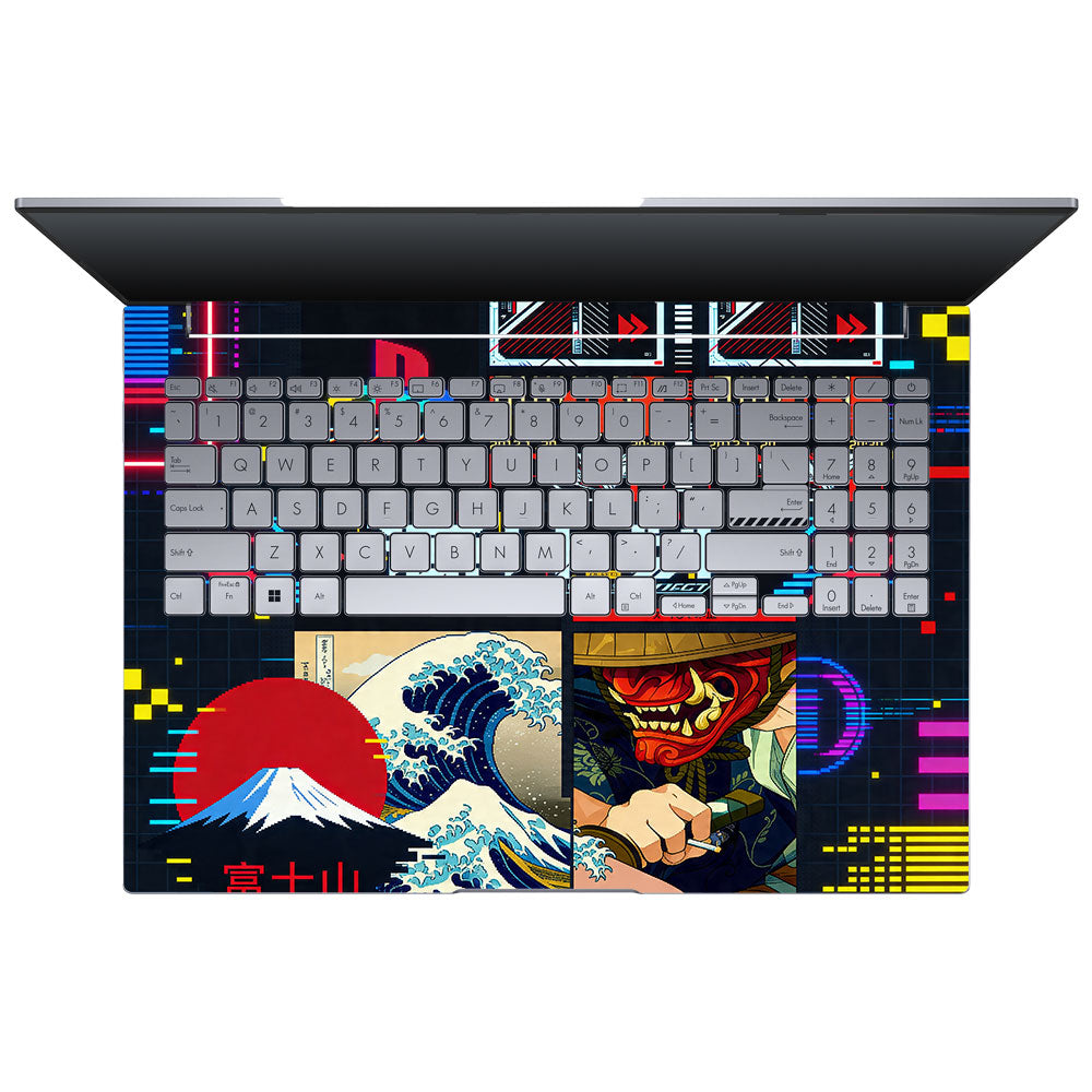 PlayStation Retro Asus Vivobook 16 X1605V 3D Laptop Skin