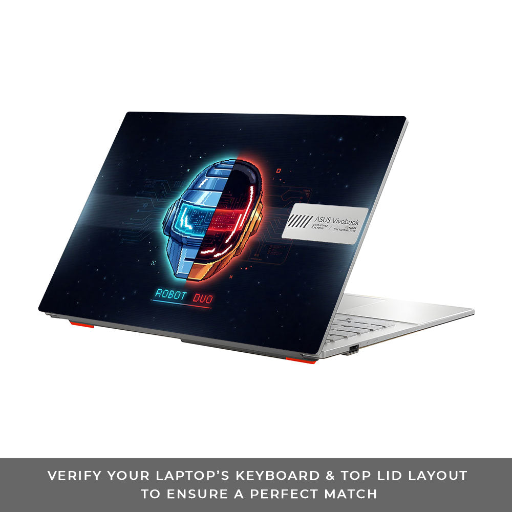 Robot Duo Asus Vivobook 16X M1603QA 3D Laptop Skin