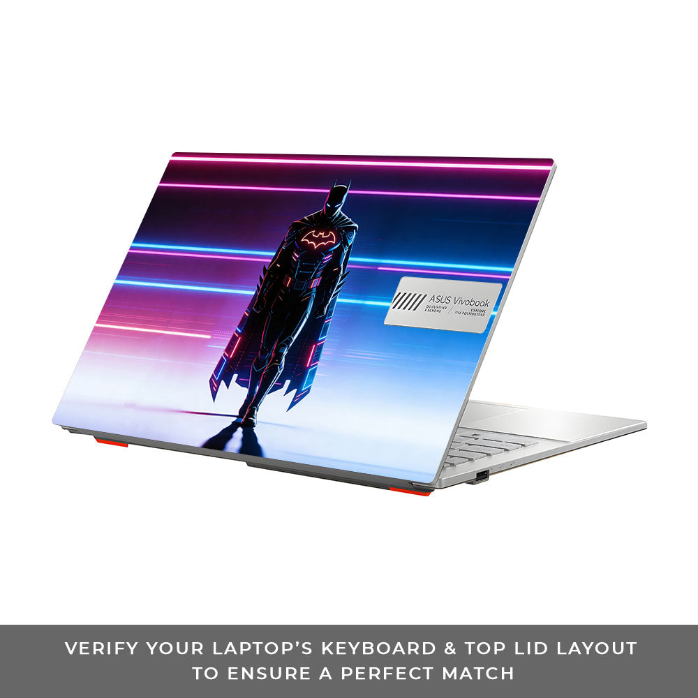 Superhero Neon Streaks Asus Vivobook 16X M1603QA 3D Laptop Skin