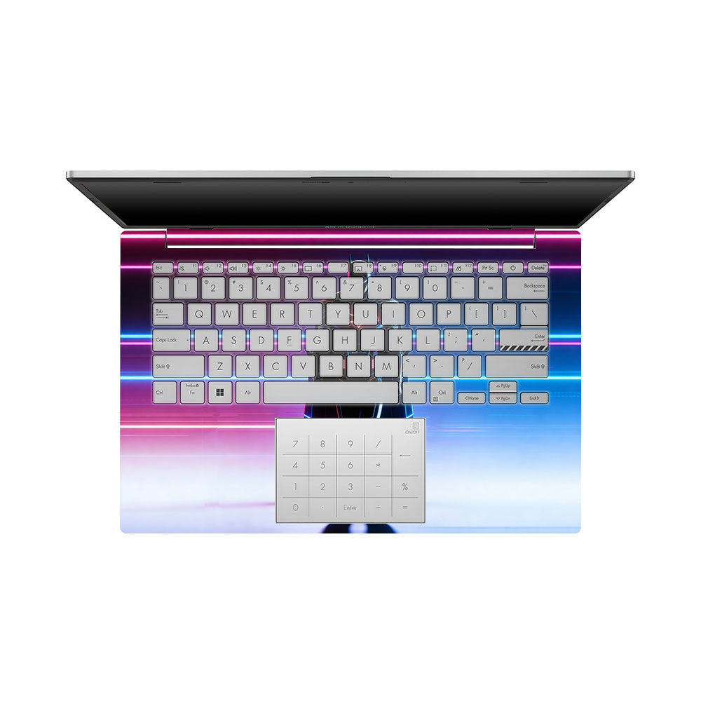 Superhero Neon Streaks Asus Vivobook 16X M1603QA 3D Laptop Skin