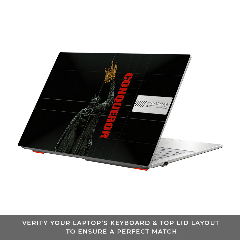 Crowned Conqueror Asus Vivobook 16X M1603QA 3D Laptop Skin