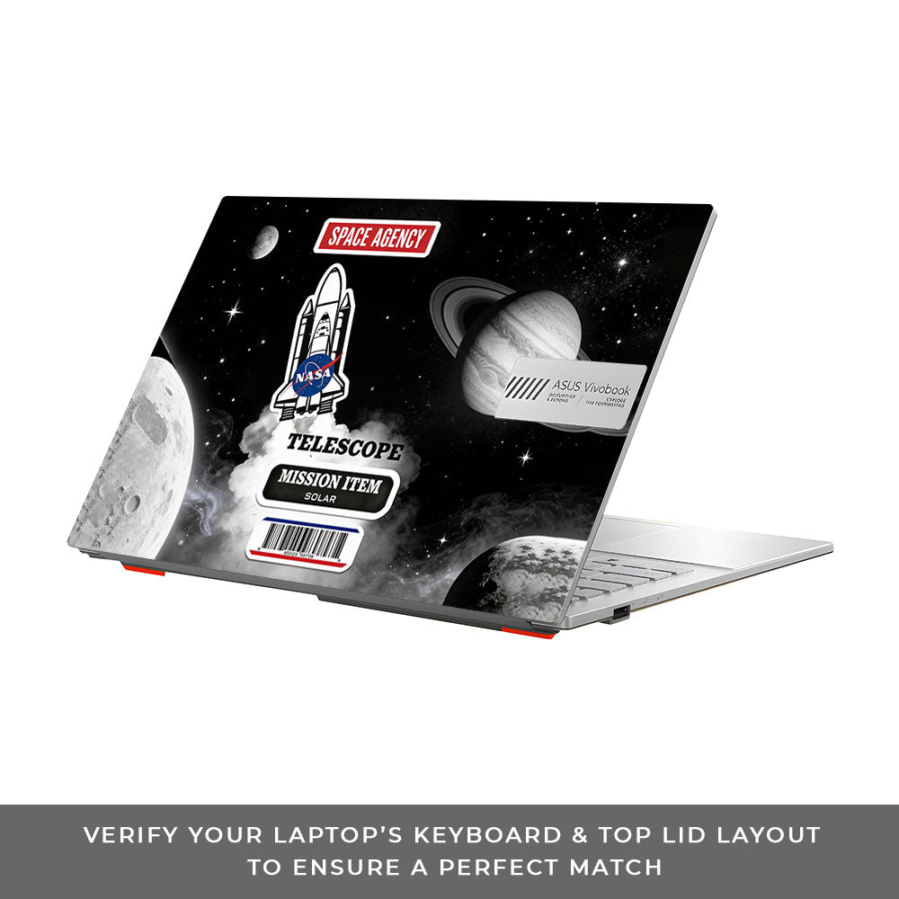 Space Mission NASA Asus Vivobook 16X M1603QA 3D Laptop Skin