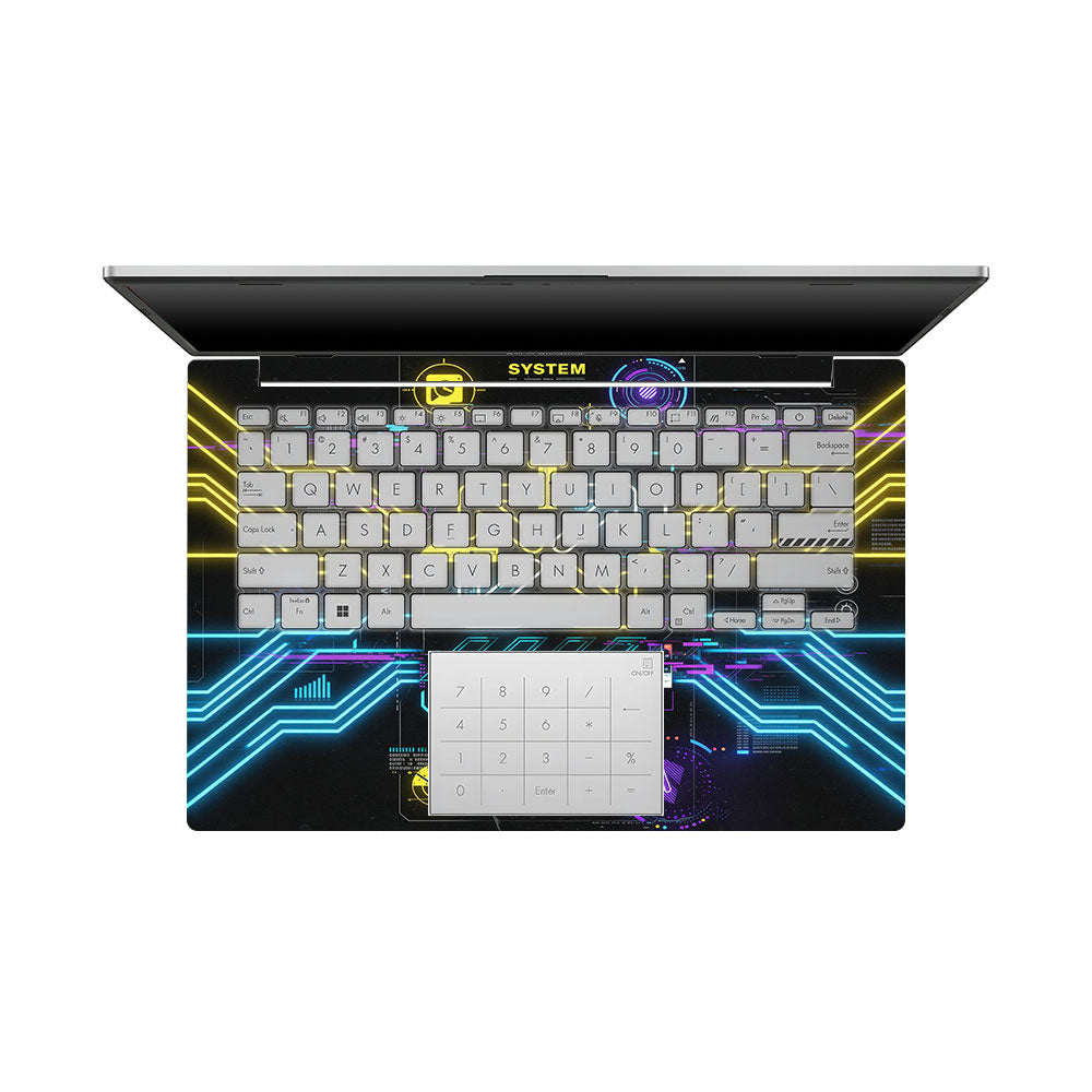 System Protocol Asus Vivobook 16X M1603QA 3D Laptop Skin