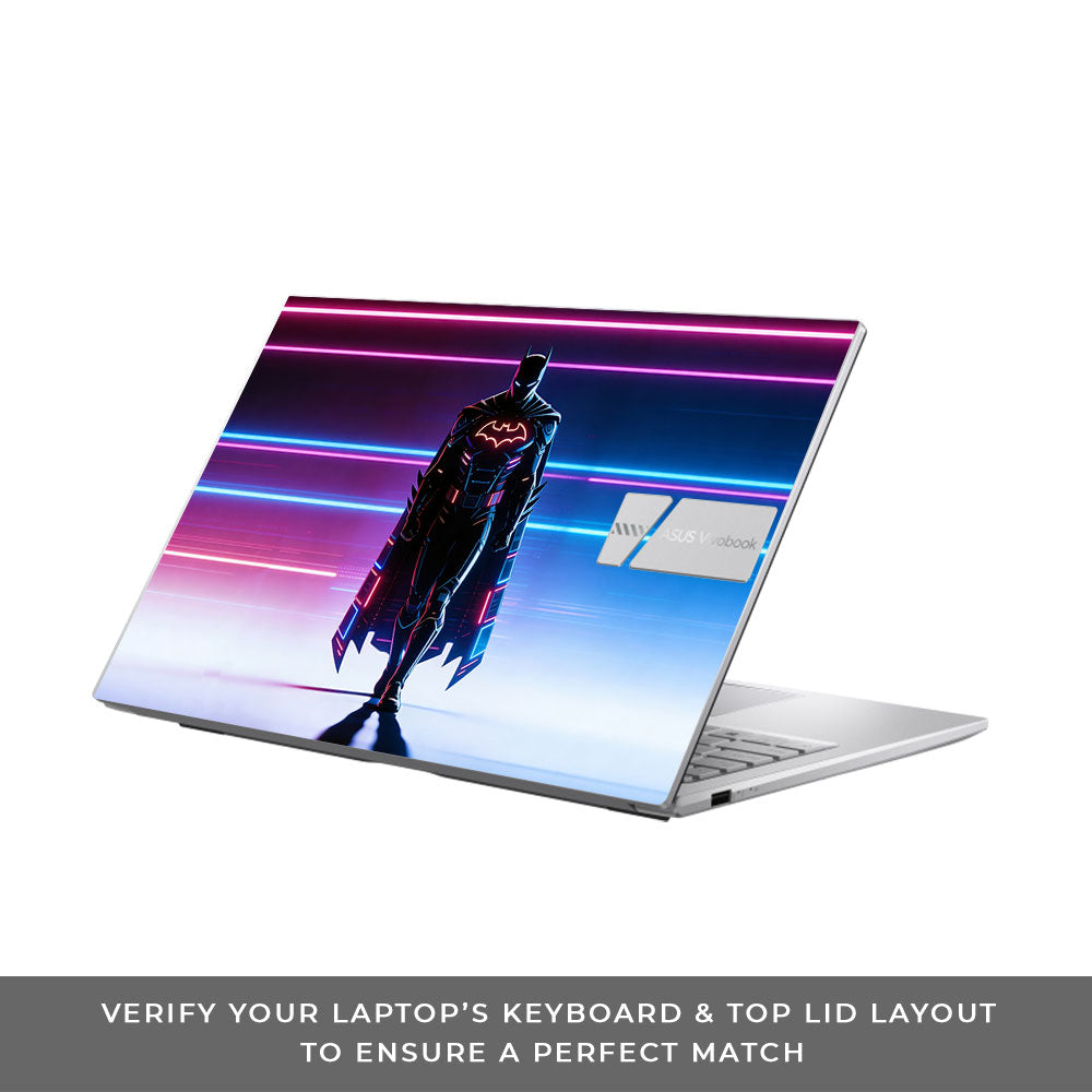 Superhero Neon Streaks Asus VivoBook 15 X1504VA 3D Laptop Skin