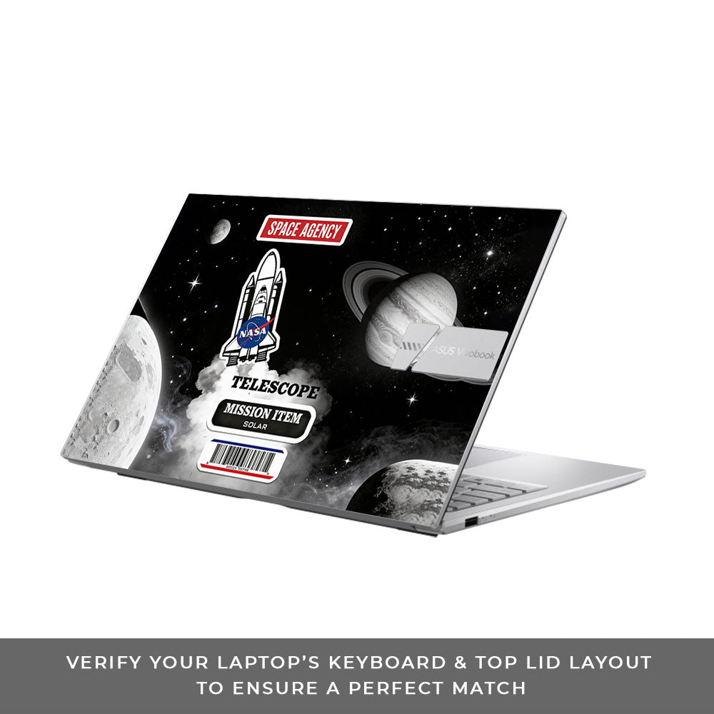 Space Mission NASA Asus VivoBook 15 X1504VA 3D Laptop Skin