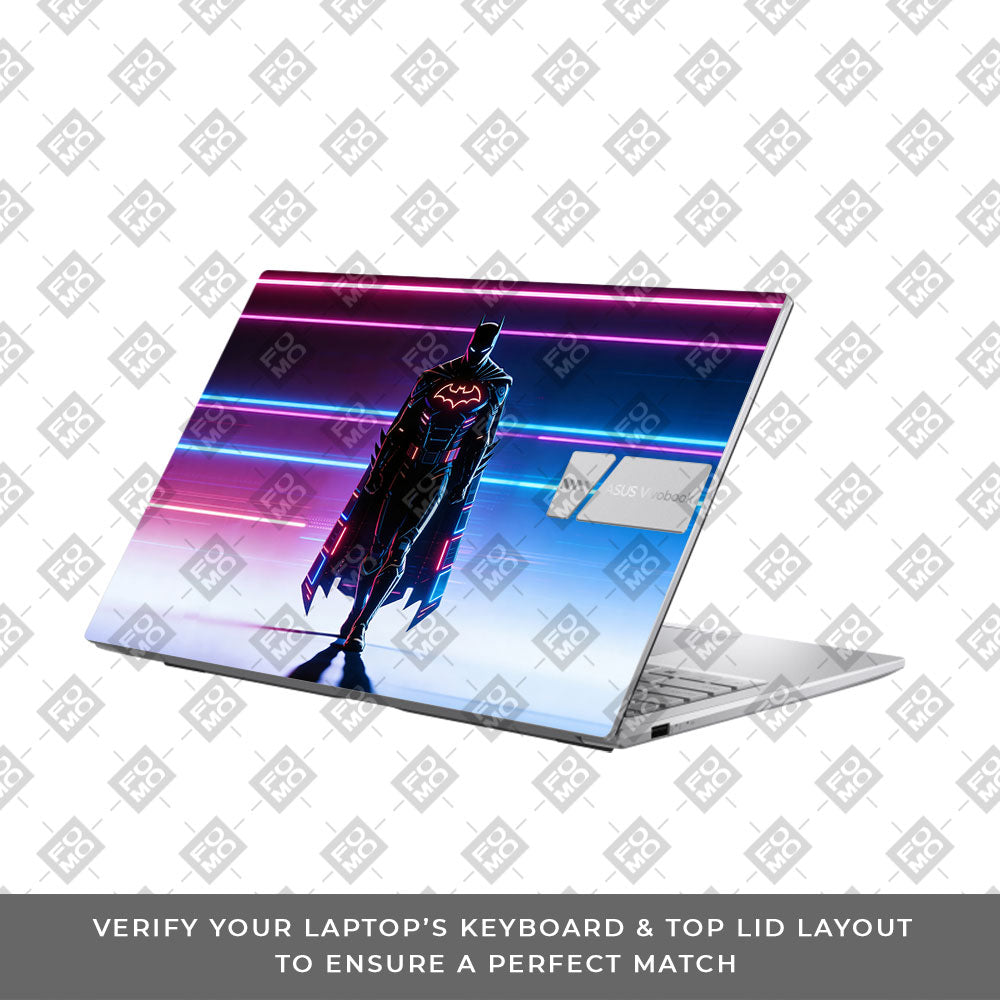 Superhero Neon Streaks Asus Vivobook 15 X1504ZA 3D Laptop Skin