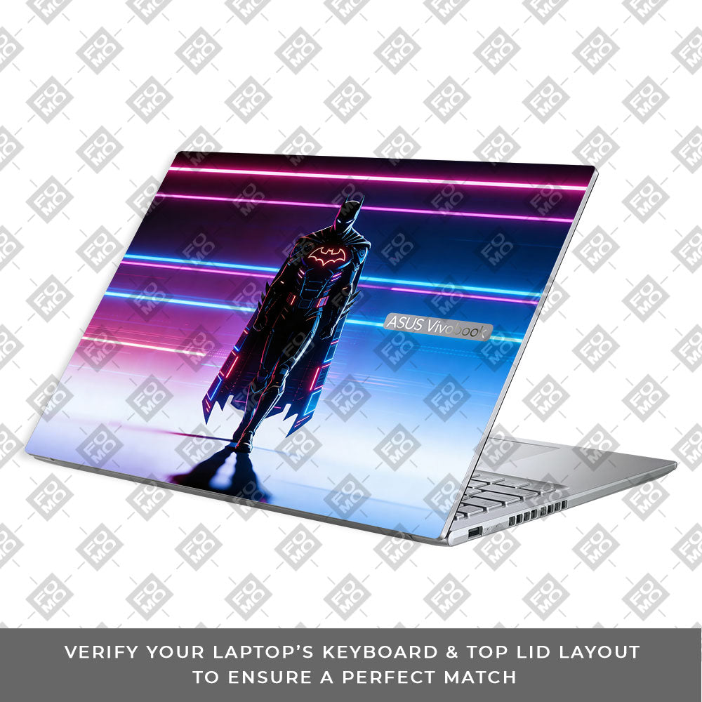 Superhero Neon Streaks Asus VivoBook 16X K3605 3D Laptop Skin
