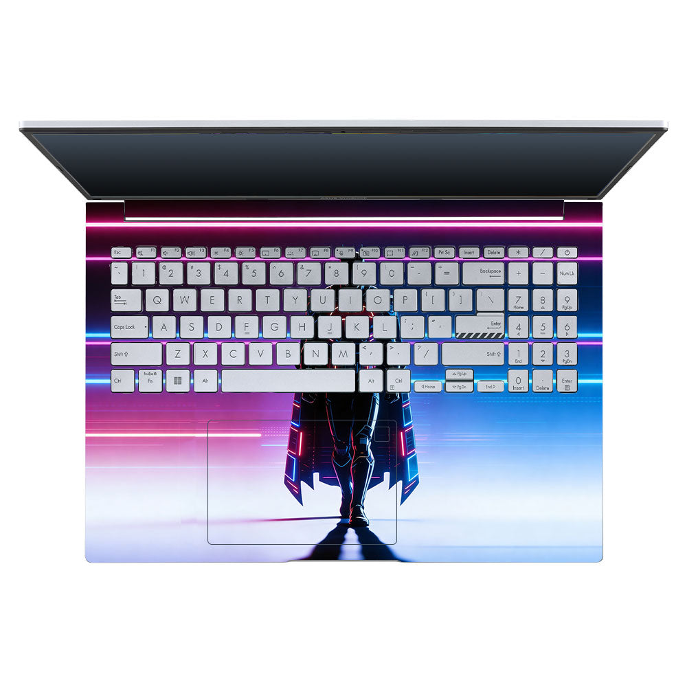 Superhero Neon Streaks Asus VivoBook 16X K3605 3D Laptop Skin