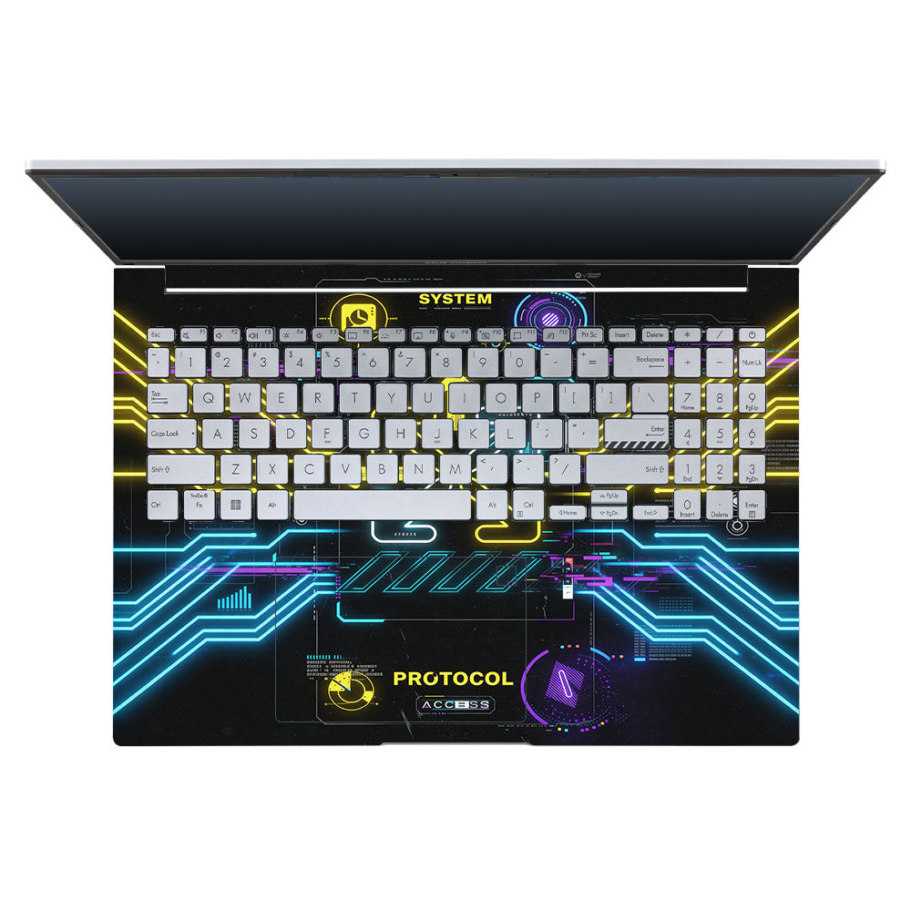 System Protocol Asus VivoBook 16X K3605 3D Laptop Skin
