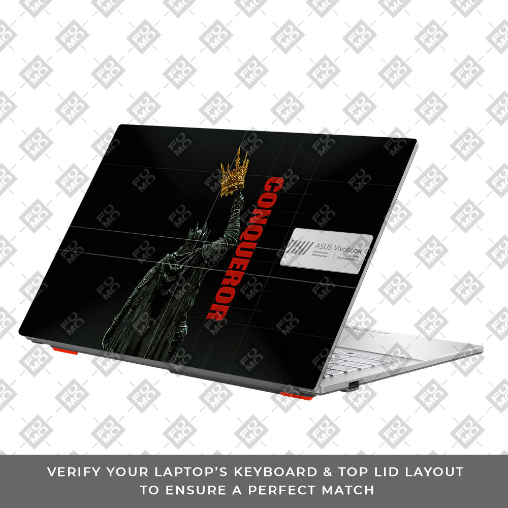 Crowned Conqueror Asus Vivobook Go 14 E1404 3D Laptop Skin
