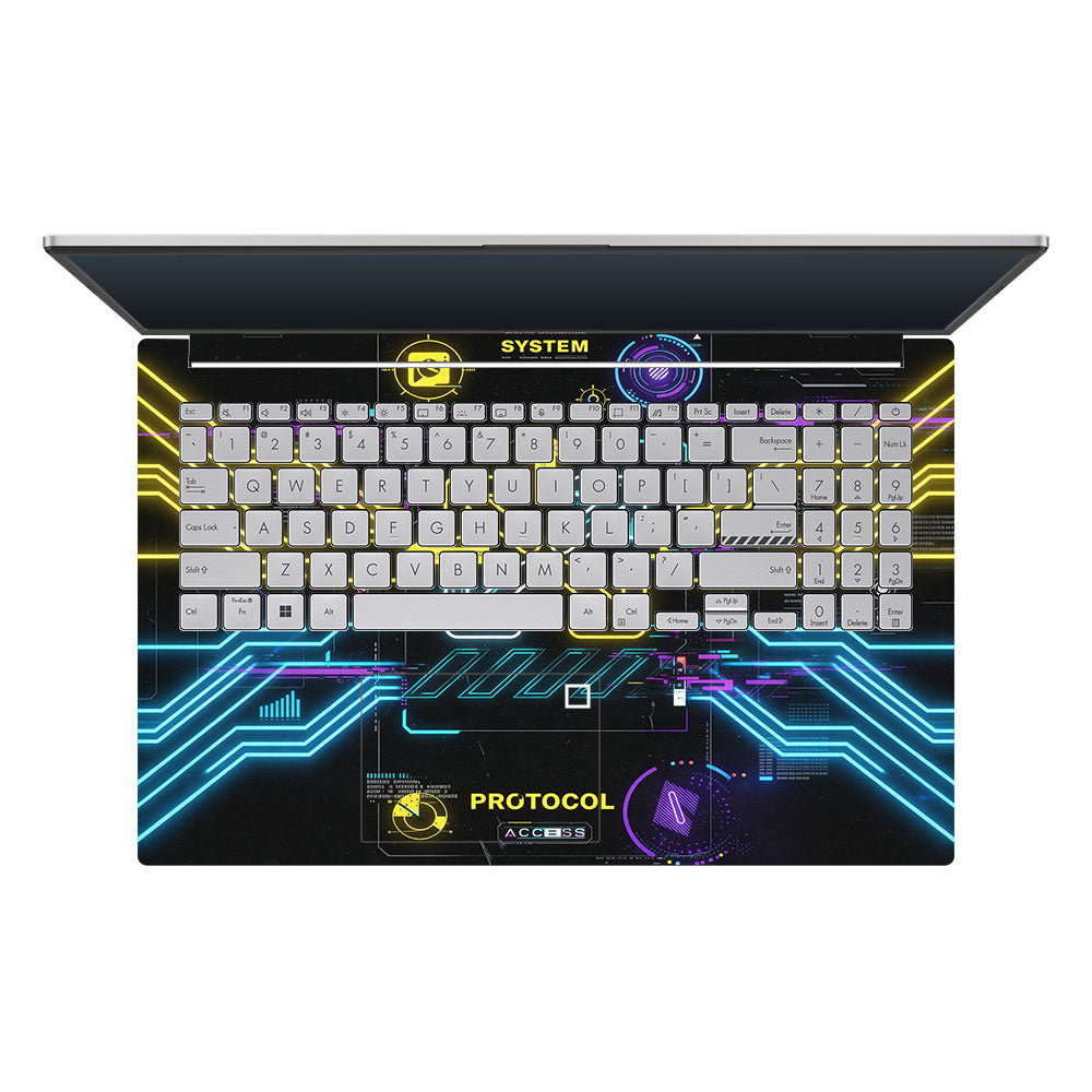 System Protocol Asus Vivobook Go 14 E1404 3D Laptop Skin